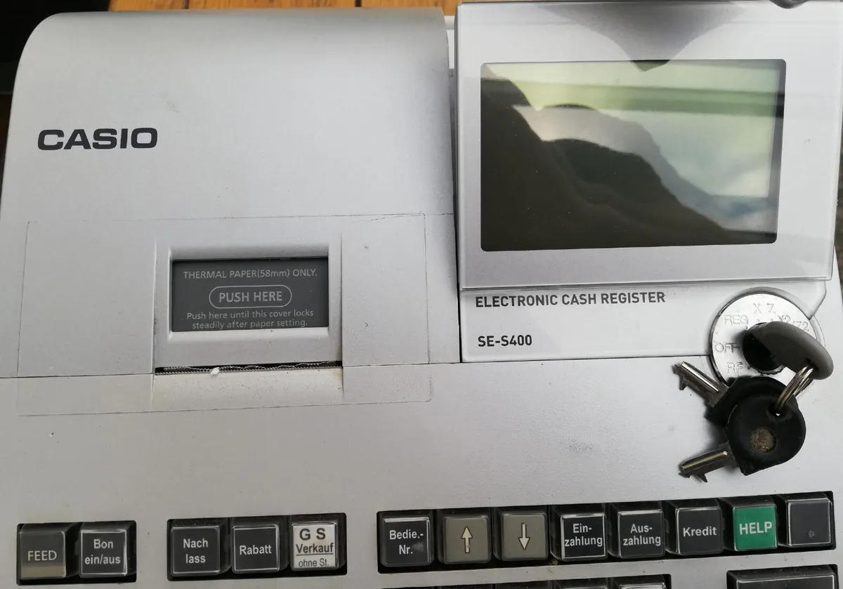 Electronic Cash Register Casio SE-S400 (used) - Image 3
