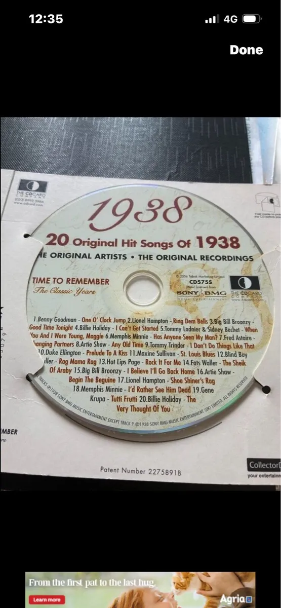 1938 Original Hit Songs CD - Image 3