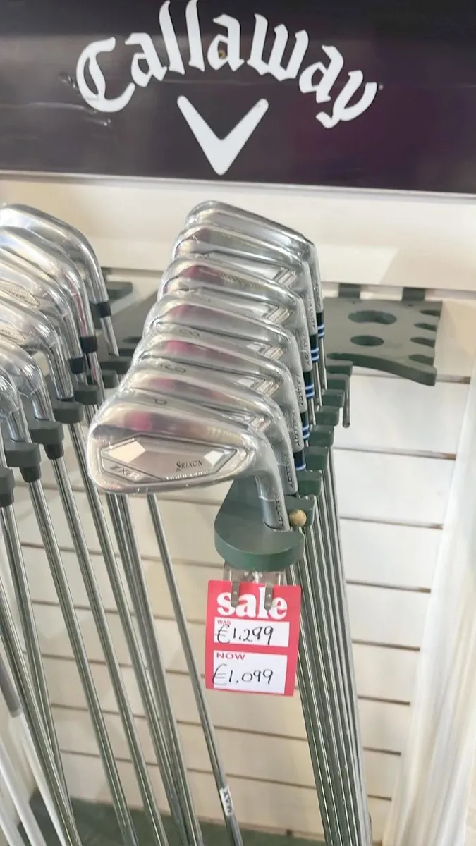NEW Srixon ZXiR 4-PW KBS Stiff Were €1299 Now€1099 - Image 3