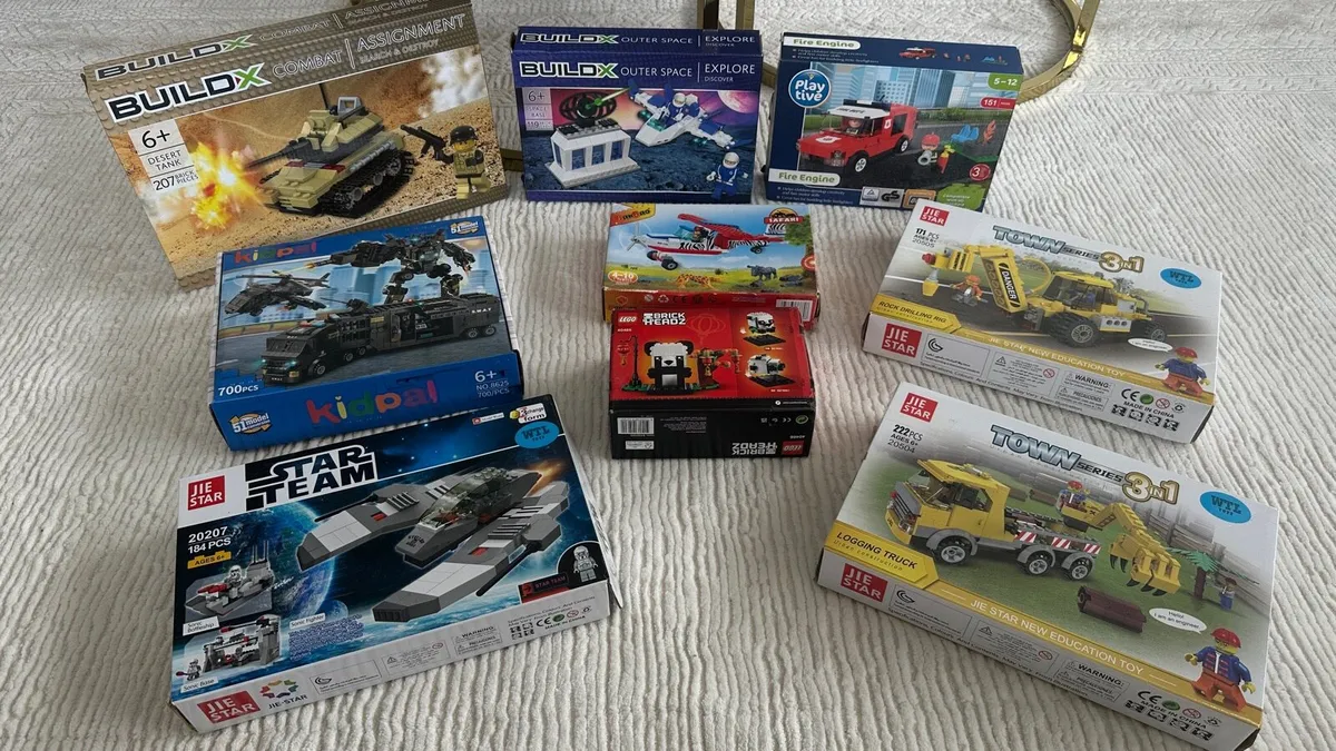 Selection of Building Brick Sets