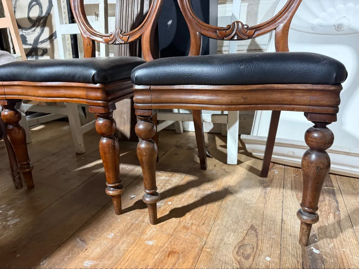 6 Balloon Back Chairs . - Image 2