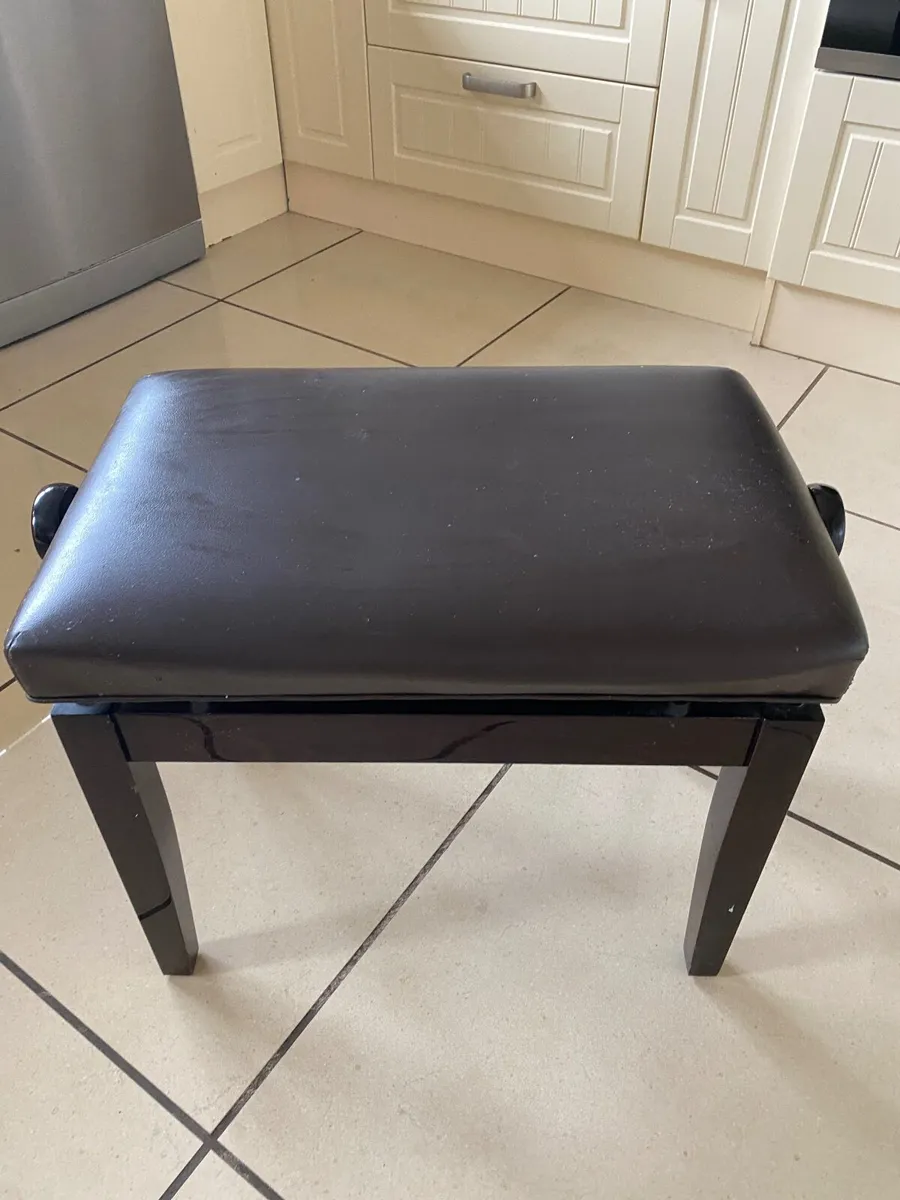Steinback Piano & Adjustable Piano Stool - Image 4