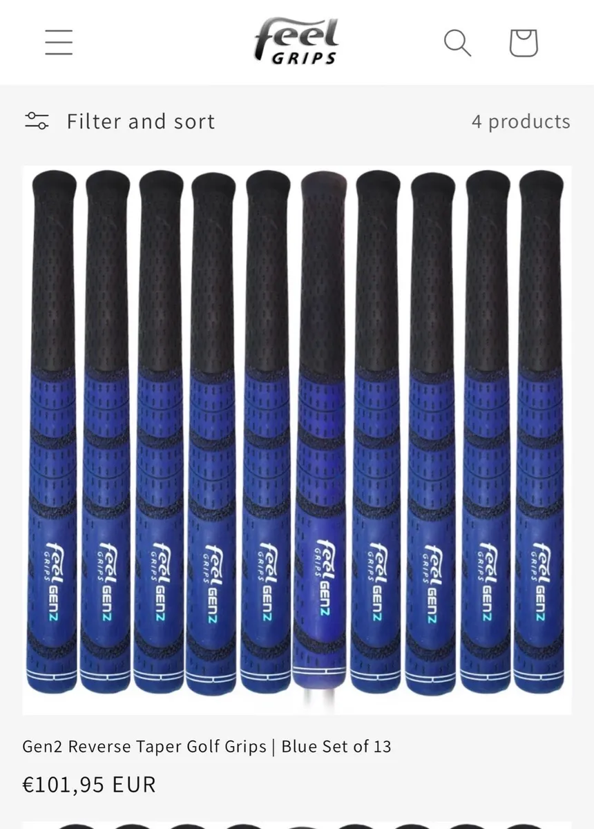 Feel Golf Innovative Tapered Grips - Pack of 13 - Image 3