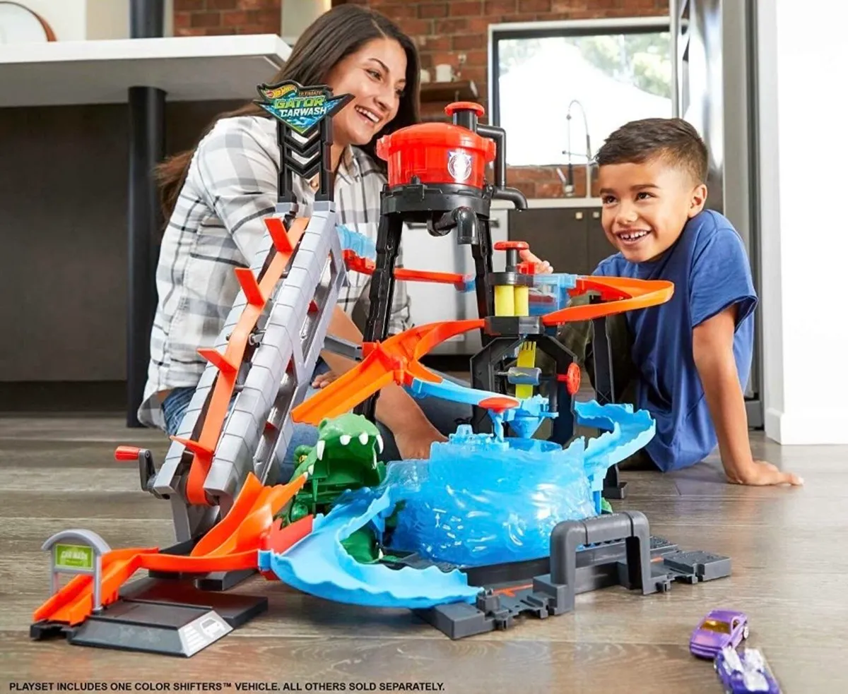 Hotwheels Water Crocodile Set - Image 3