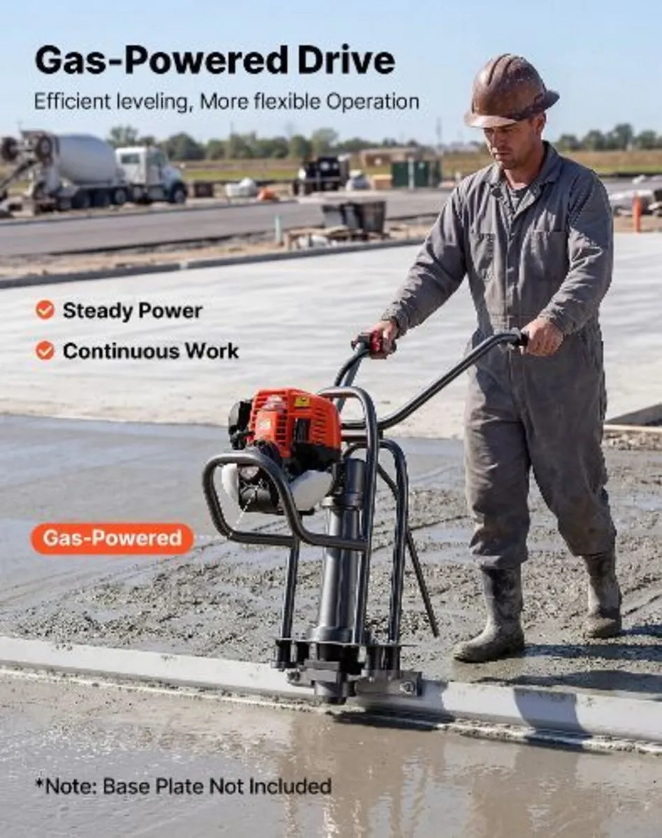 Concrete Power Screed Gas-Powered Leveling Machine - Image 2