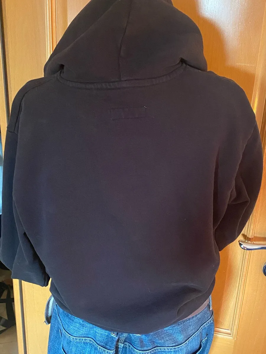 Superdry black hoodie w/ design - Size M - Image 4