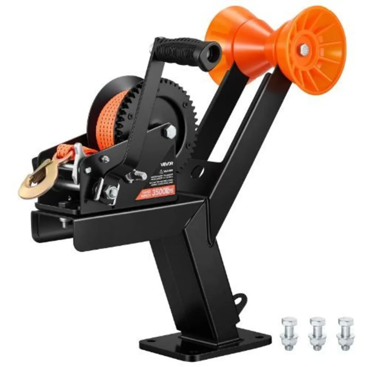 Boat Trailer Winch Stand with Roller - Image 1
