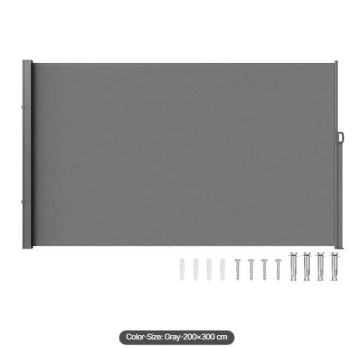Retractable Side Awning, 79''x 118'' Outdoor - Image 3