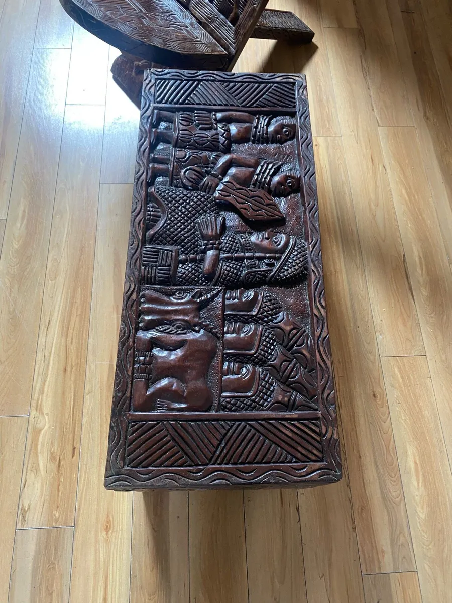 African chest/African birthing chair - Image 2