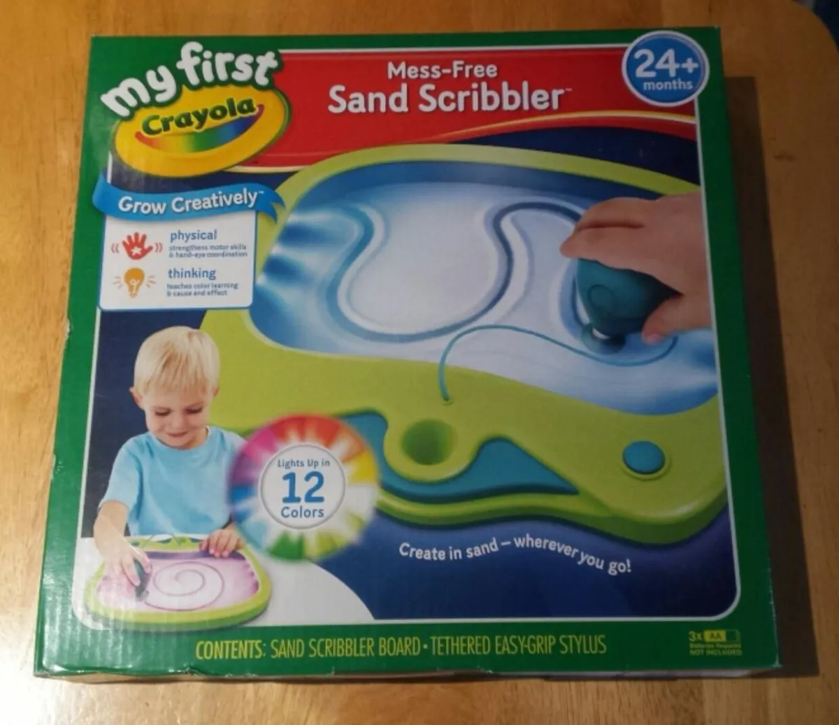 New: Crayola My First Mess Free Sand Scribbler