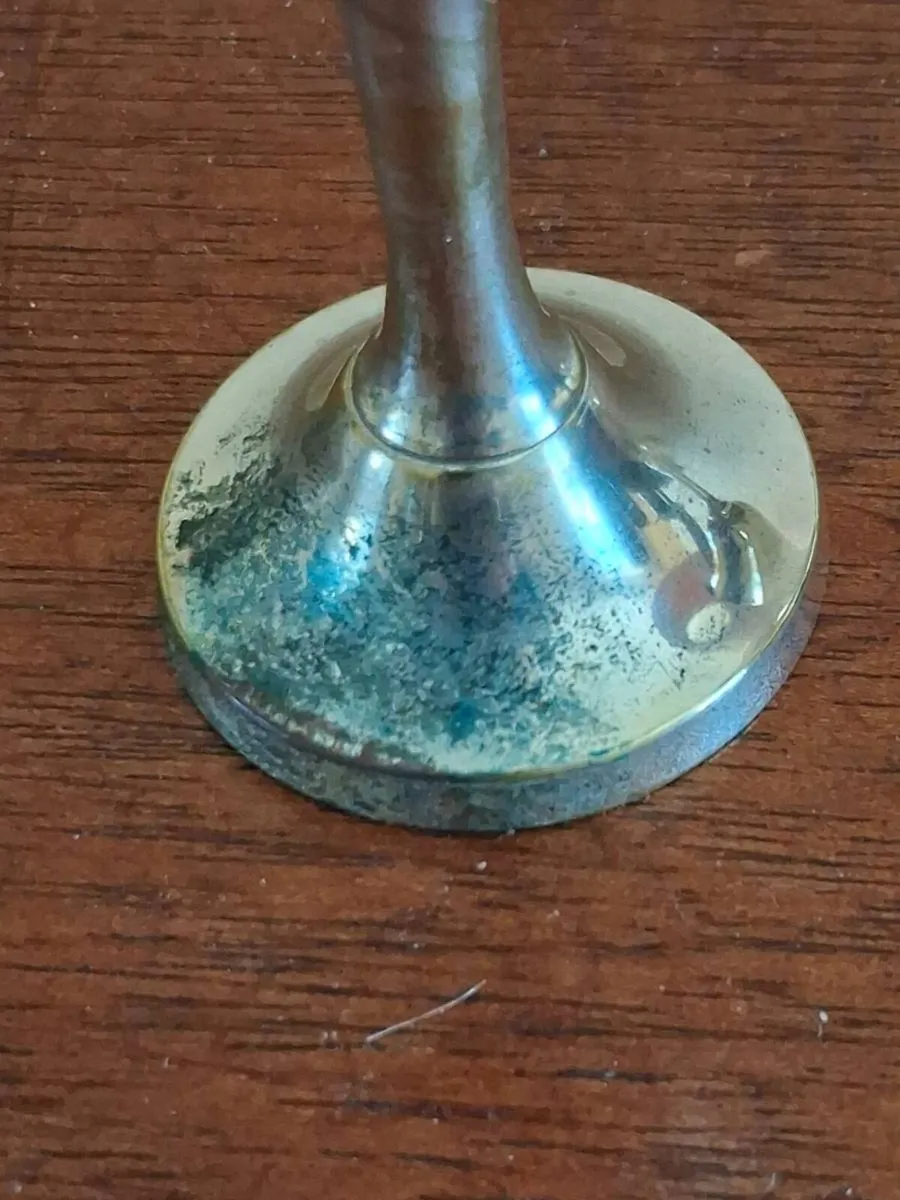 2. Vintage White metal goblets - Image 3