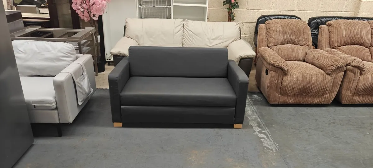 Grey Sofa Bed - Image 1