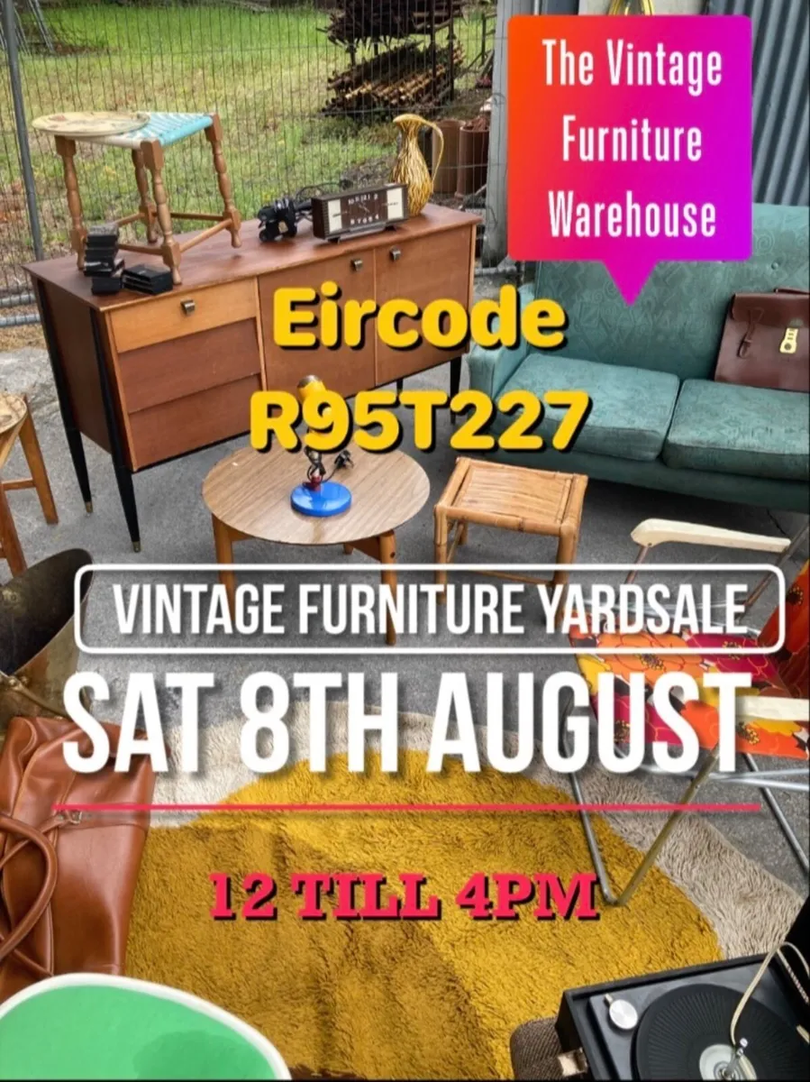 Vintage Furniture Yardsale - Sat 8th August 12-4pm - Image 1