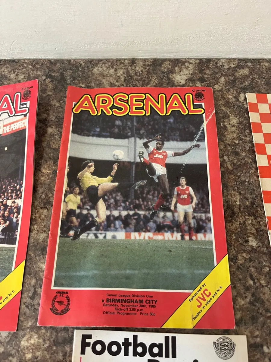 Old and Vintage Football programs - Image 1