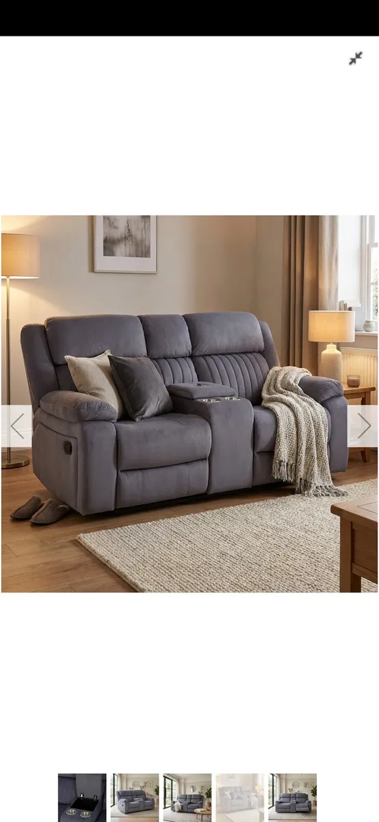Two seater recliner sofa - Image 1