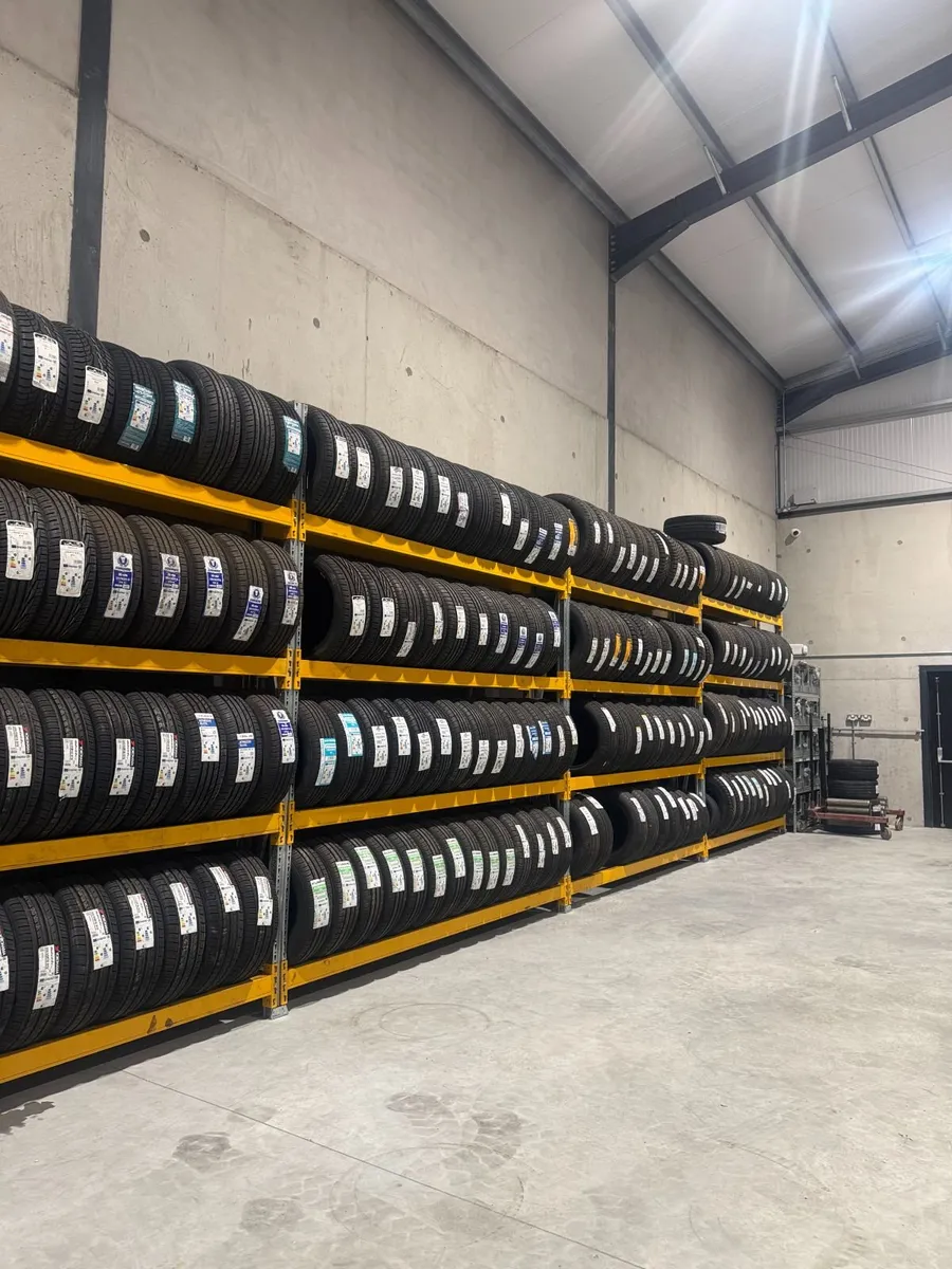 Heavy-Duty Tyre Rack for Workshop - Image 1