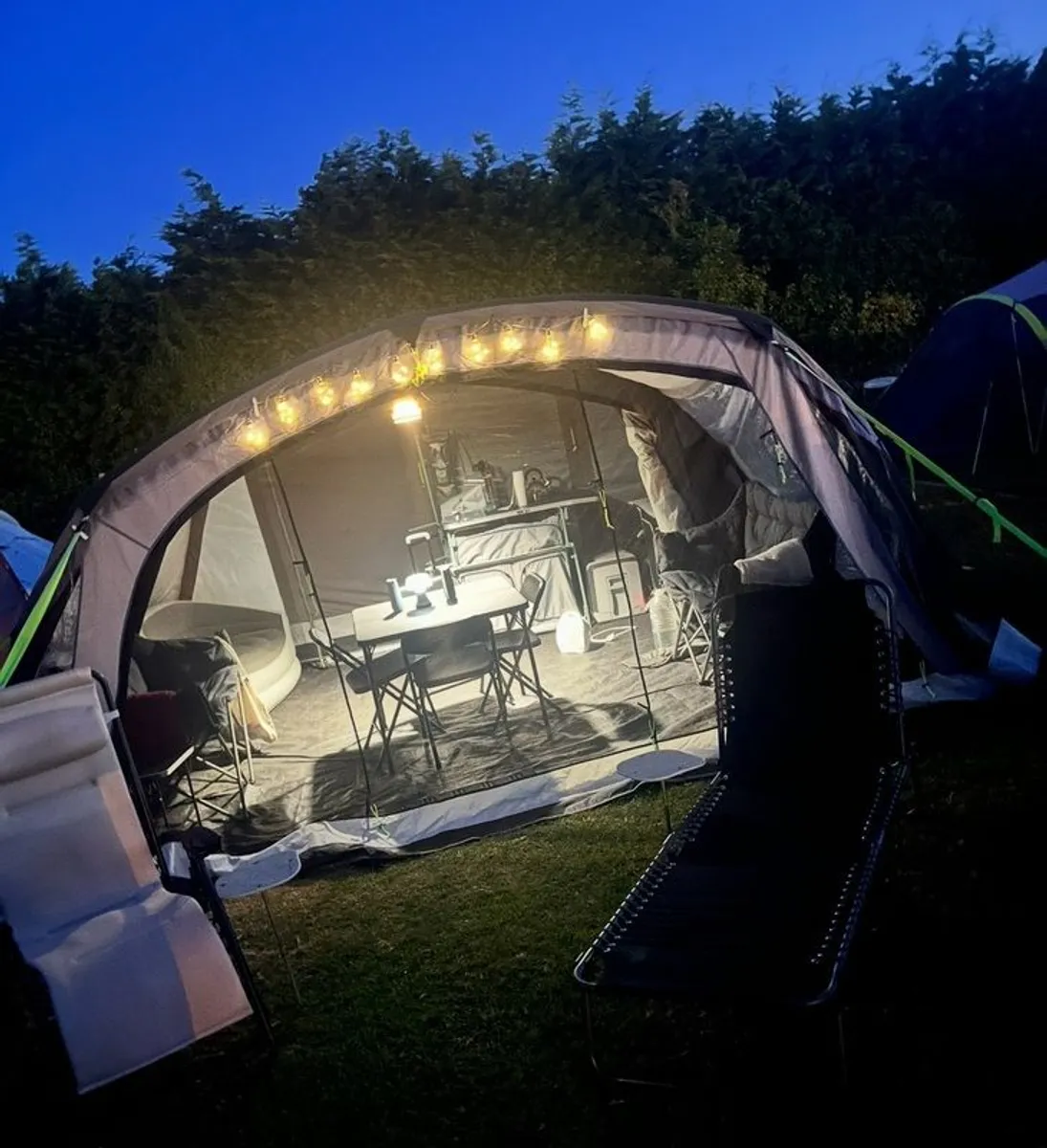 Kampa Studland 8 Classic (Polycotton) Air Tent + Polycotton Air Canopy Extension + Mesh Vestibule - Image 3