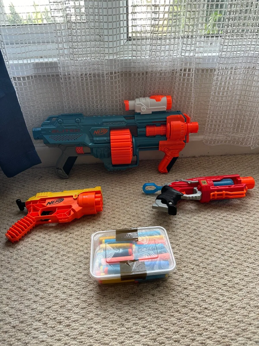 Nerf Guns with Bullets