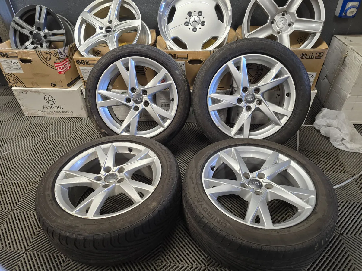 17" Audi V-Spoke Alloys (Genuine) - Image 1