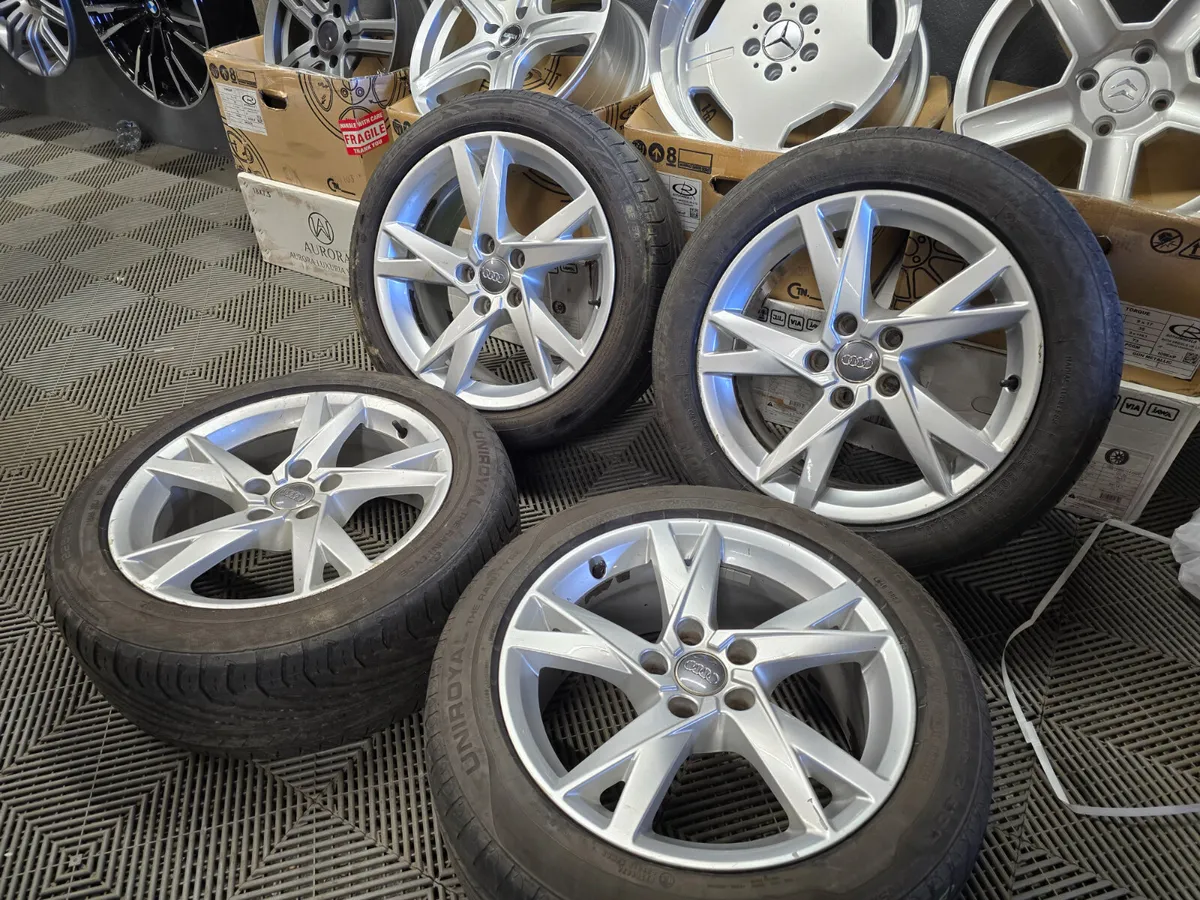 17" Audi V-Spoke Alloys (Genuine) - Image 2