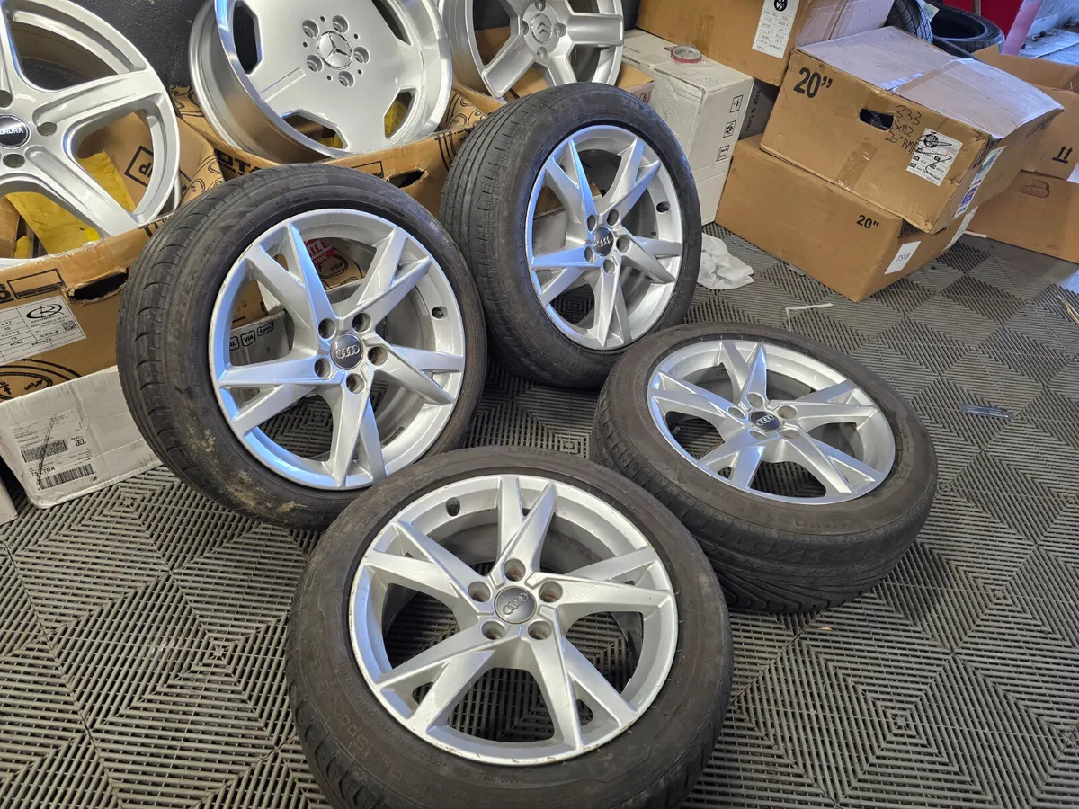 17" Audi V-Spoke Alloys (Genuine) - Image 3