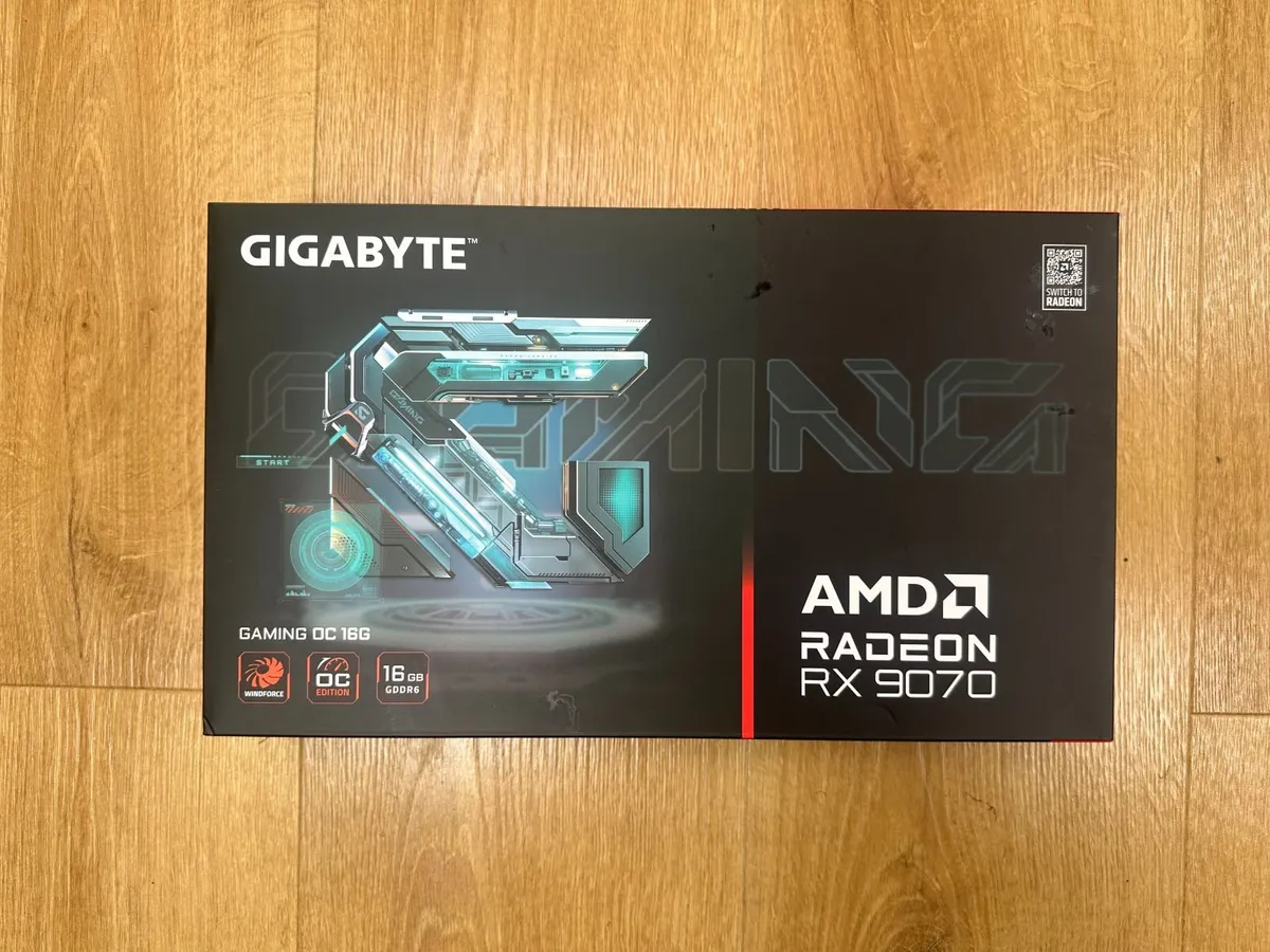 Gigabyte Radeon RX 9070 Gaming OC 16GB Graphics Ca - Image 1