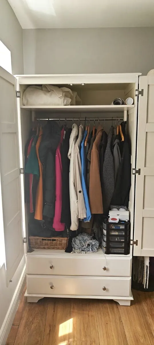 Good quality double wardrobe with drawers - Image 4