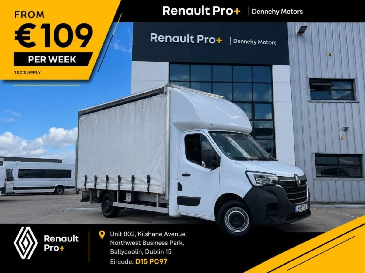 Renault Master Curtain side with tailift - Image 1