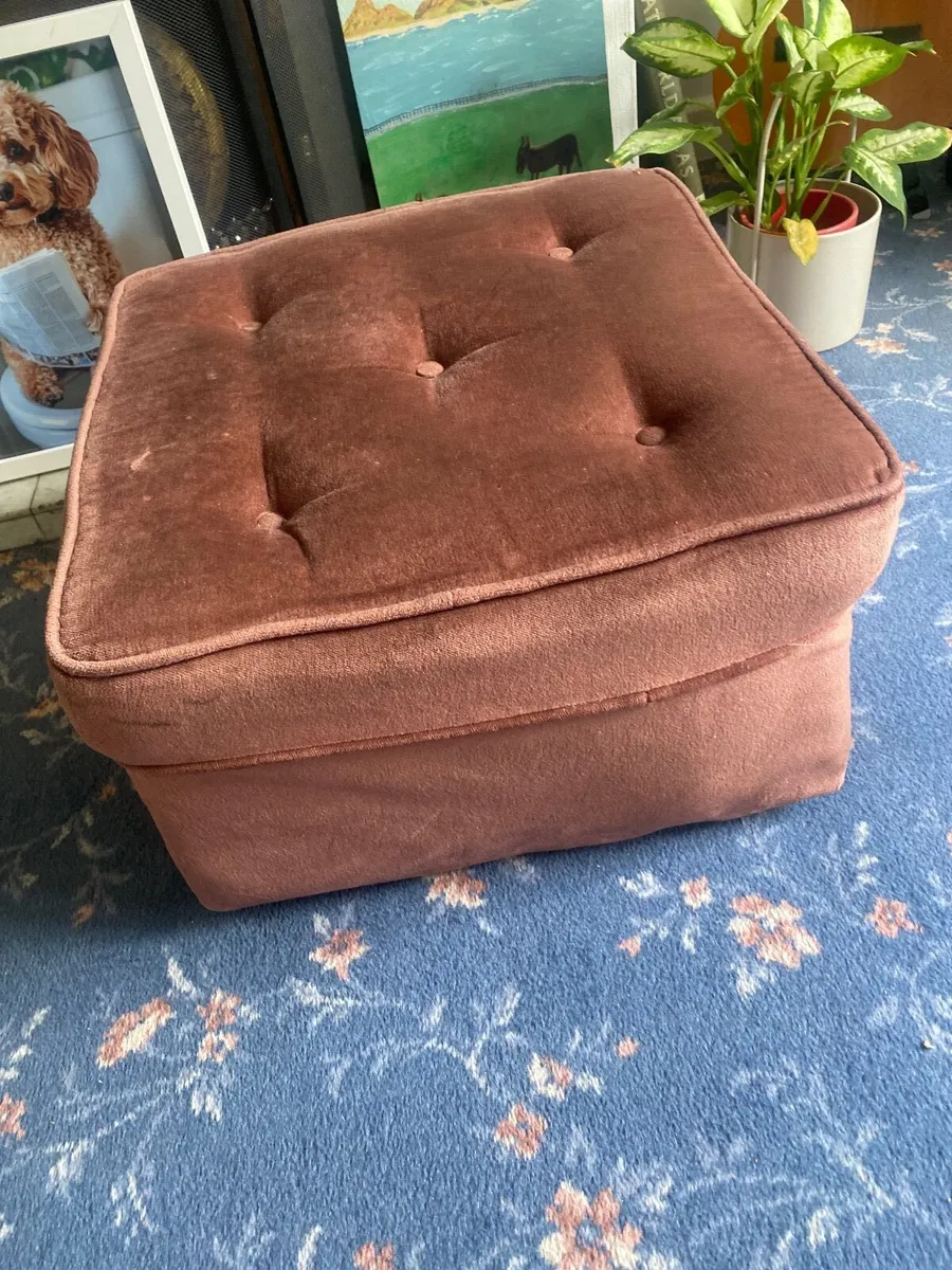 Three Piece Suite of Furniture with footstool - Image 4