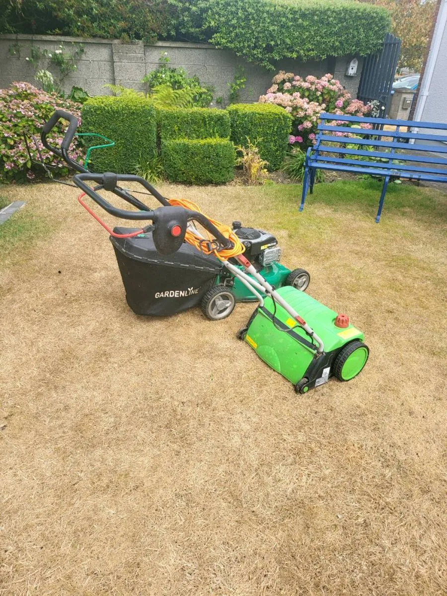 Push lawnmower and scarifier - Image 2