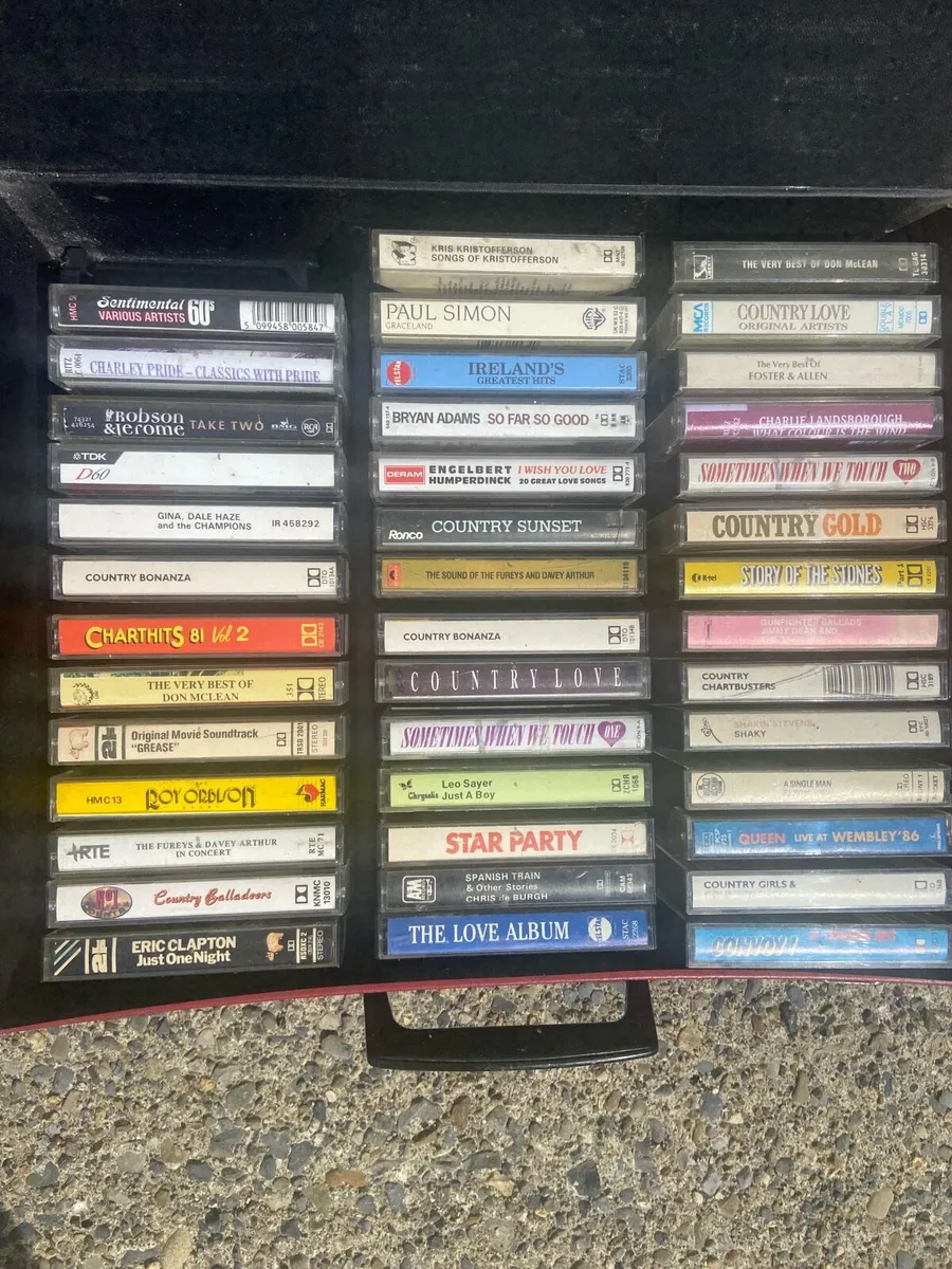 4 Track Cassettes & Carry Cases - Image 2