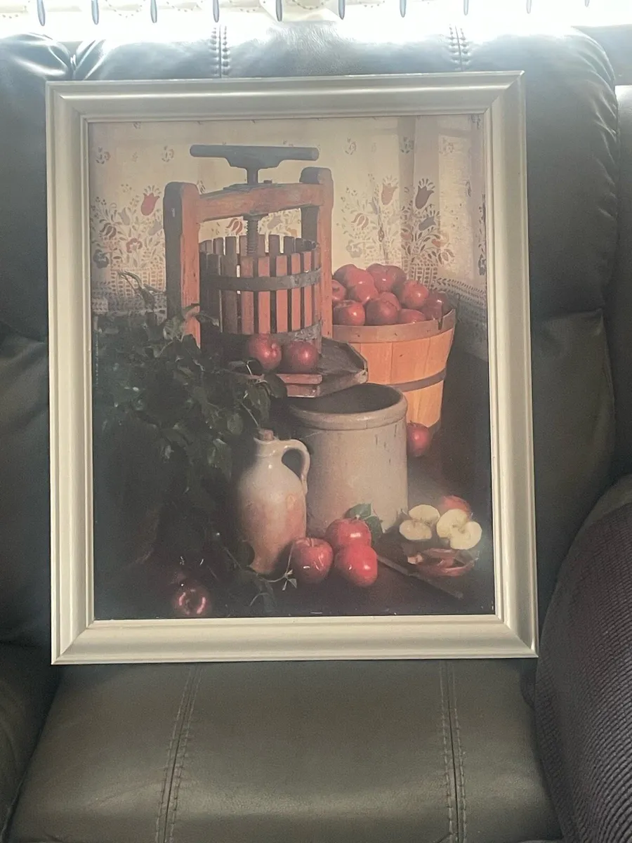 Framed country Kitchen pictures Matching pair - Image 2