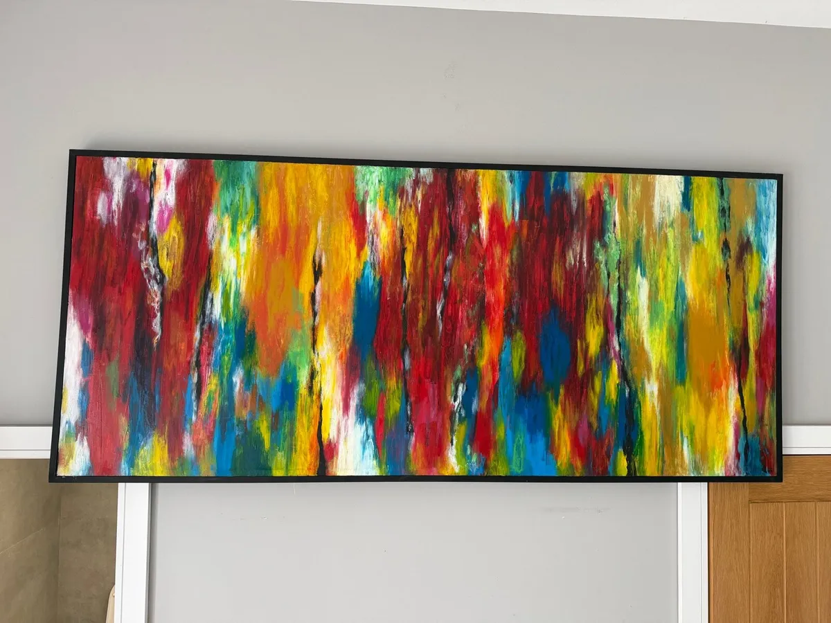 Art canvas statement piece. - Image 1