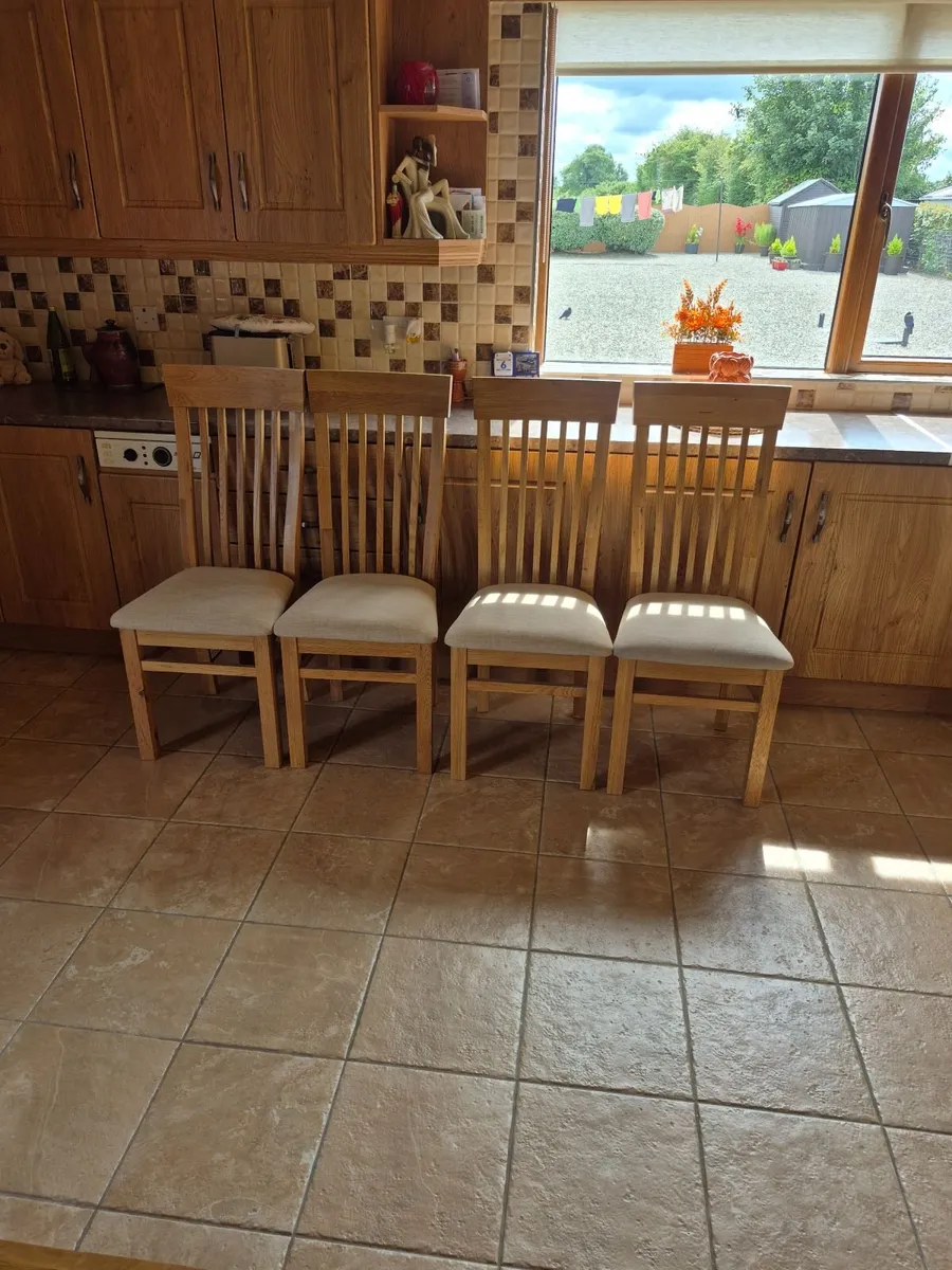 4 Dining chairs - Image 3