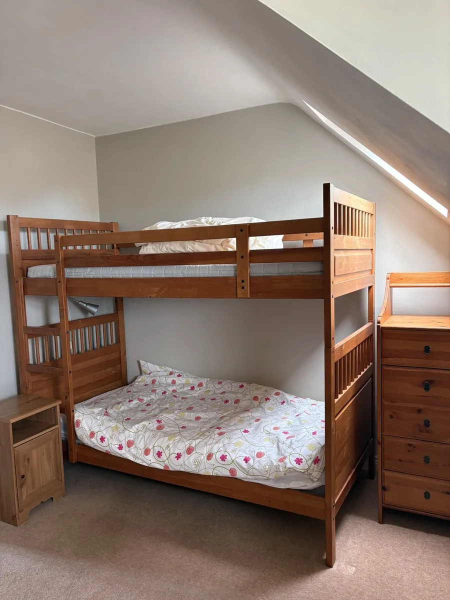IKEA Hemnes Bunk Beds x2 incl mattresses x4 - Image 1