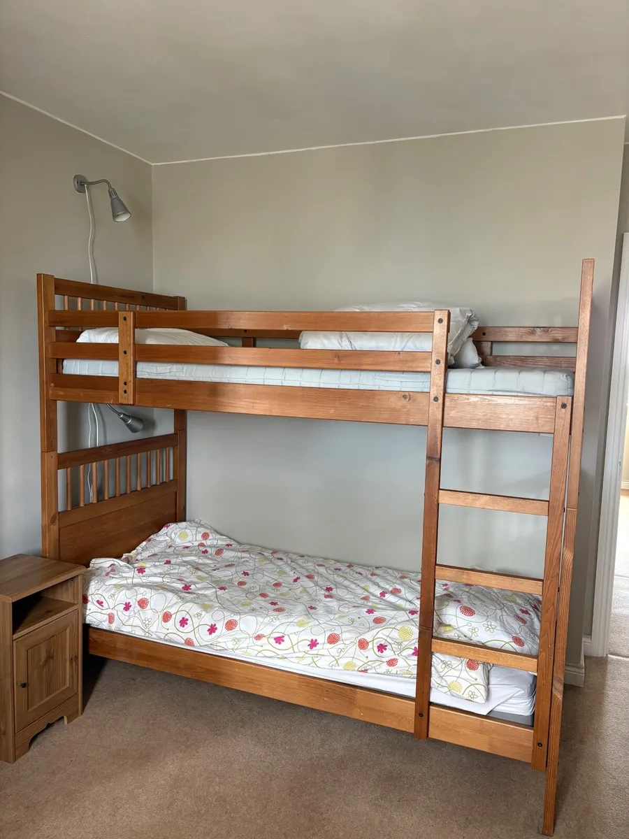 IKEA Hemnes Bunk Beds x2 incl mattresses x4 - Image 2