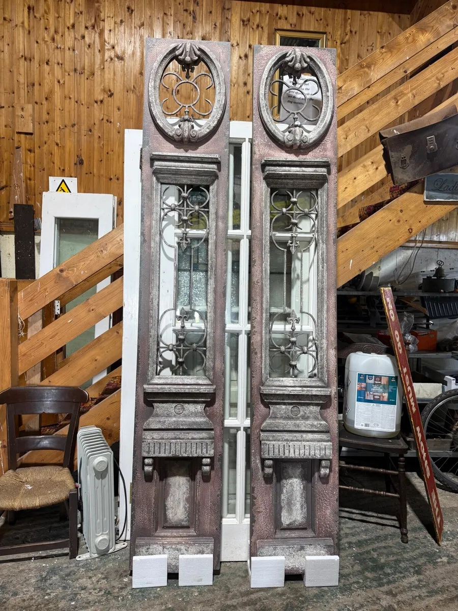 Pair side panels for internal door. - Image 1