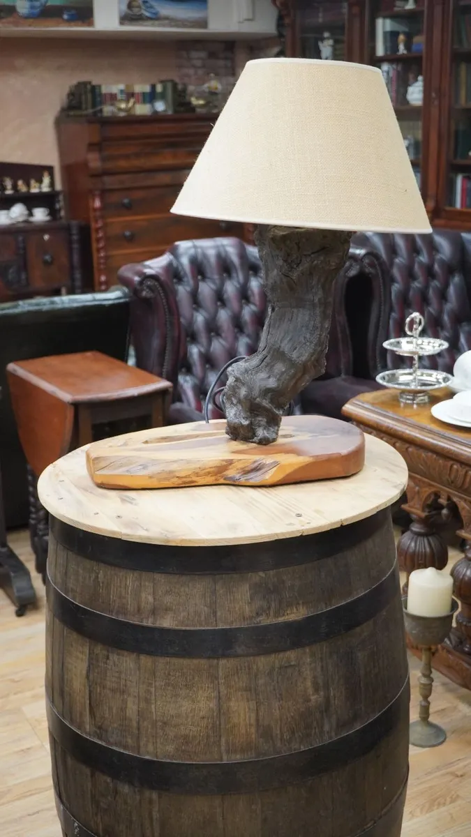 Bog Oak Table Lamp - Image 1