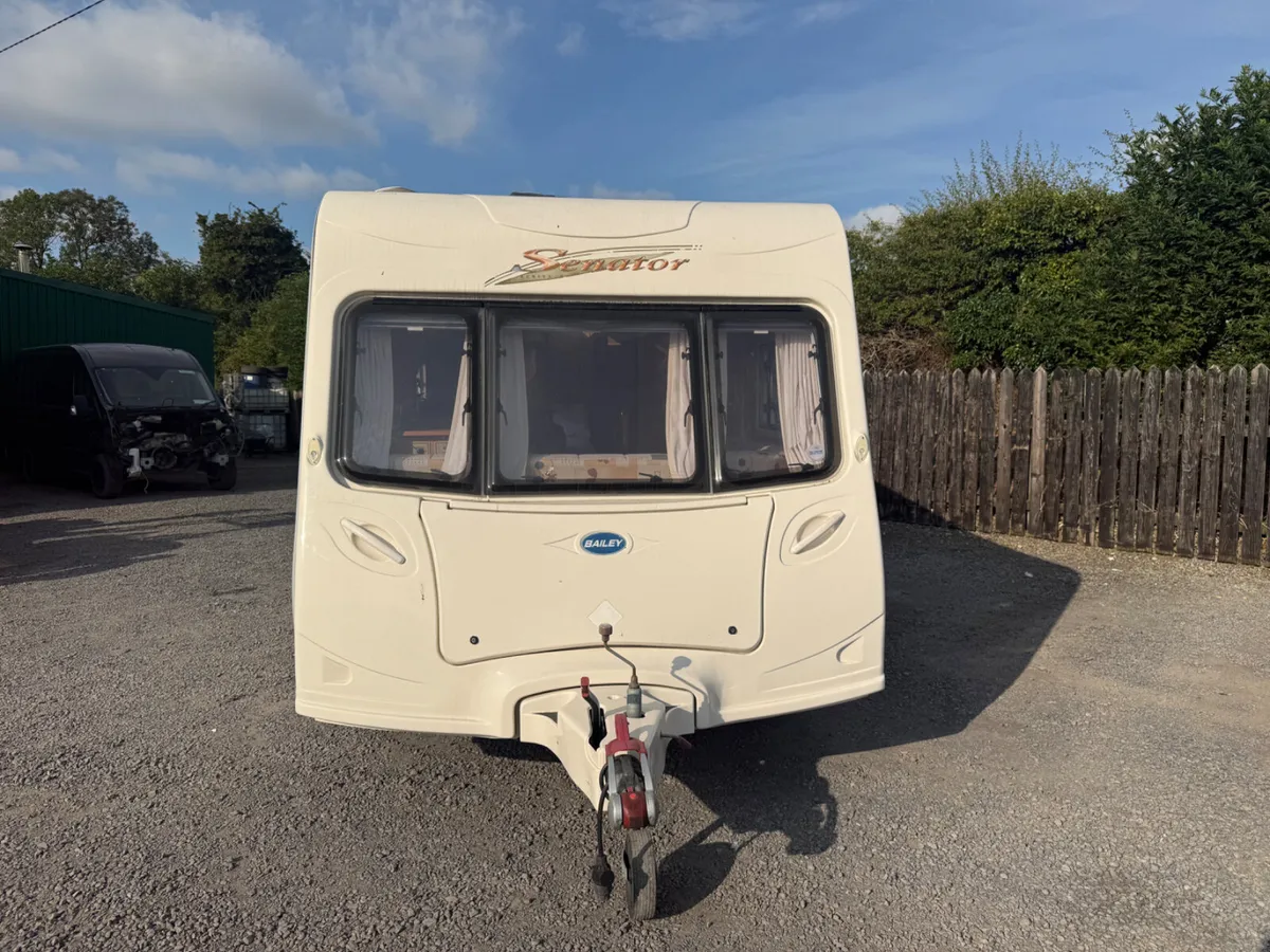 Bailey Senator 4 Berth Fixed end bed & Bathroom - Image 2