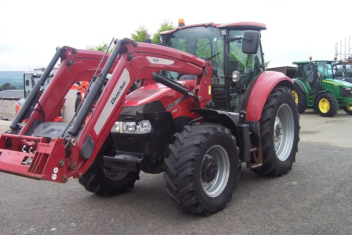 2017 Case 115U Pro c/w Quickie 4L Loader - Image 3