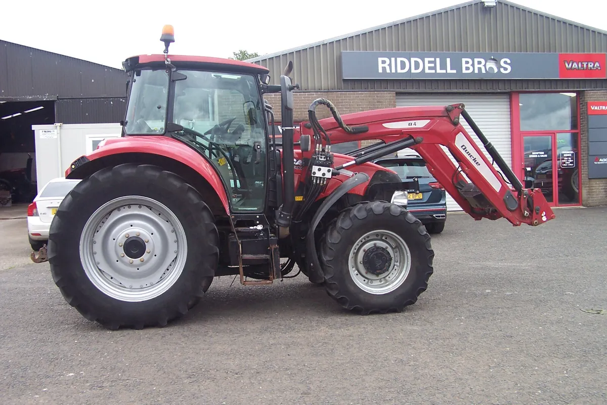 2017 Case 115U Pro c/w Quickie 4L Loader - Image 1