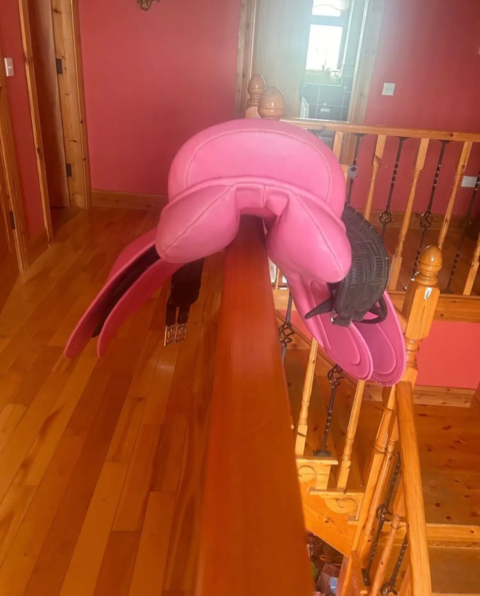 Pink saddle for sale - Image 2