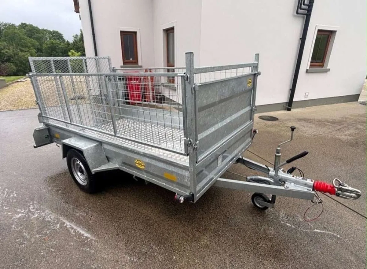 9ft x4ft 6in McKelveys single axle trailer - Image 1