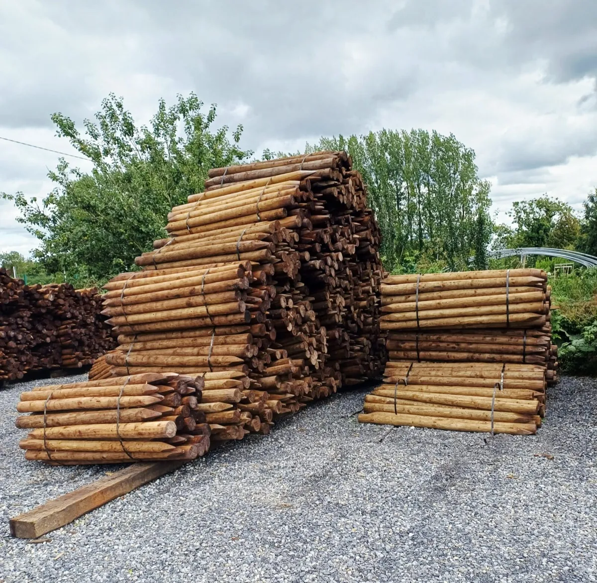 6ft 4-5" Tanalith Pressure Treated Fencing Posts