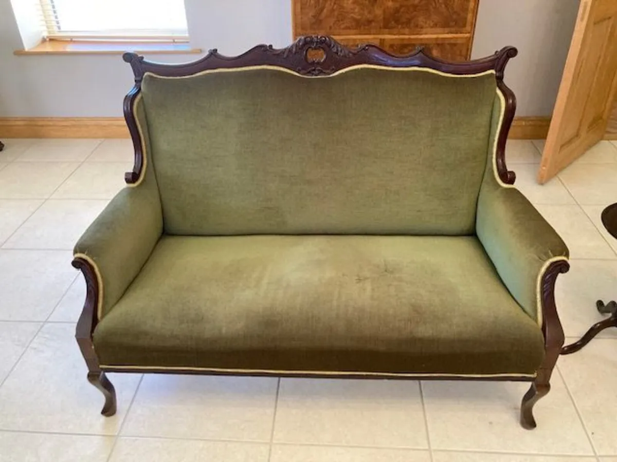 Genuine antique 3-piece Victorian suite - Image 1