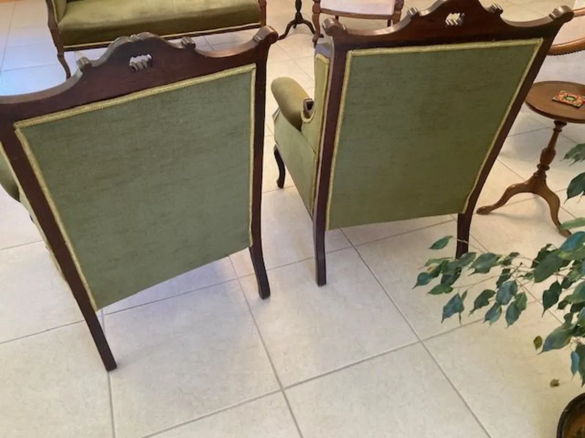 Genuine antique 3-piece Victorian suite - Image 2