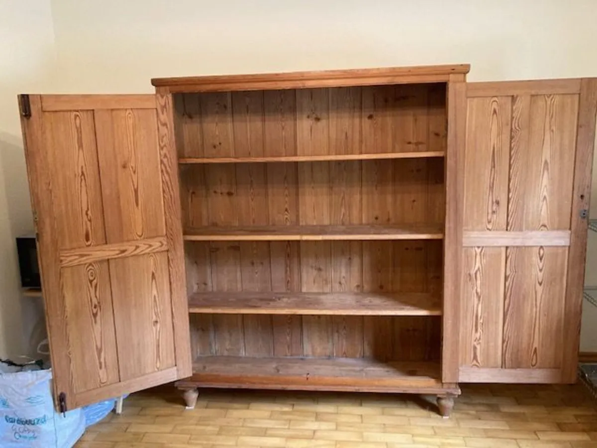 Victorian (pine) school cabinet - Image 2