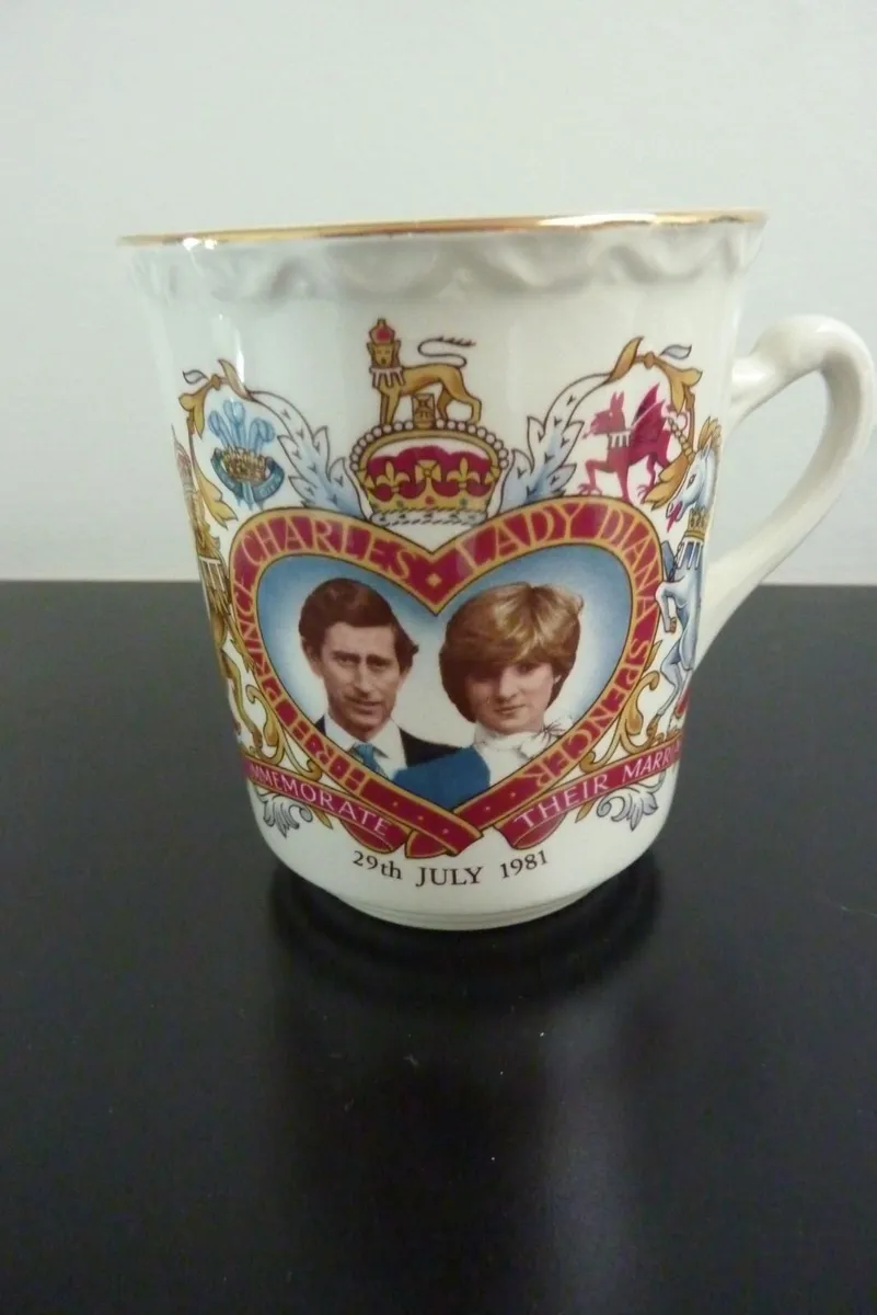 Royal Wedding Mug Charles and Diana 1981 - Image 1