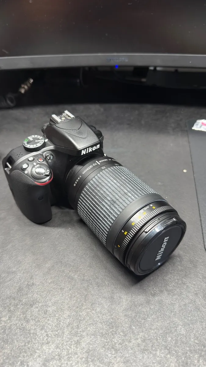 nikon d3300 + carry bag + 70-300 zoom lens - Image 4
