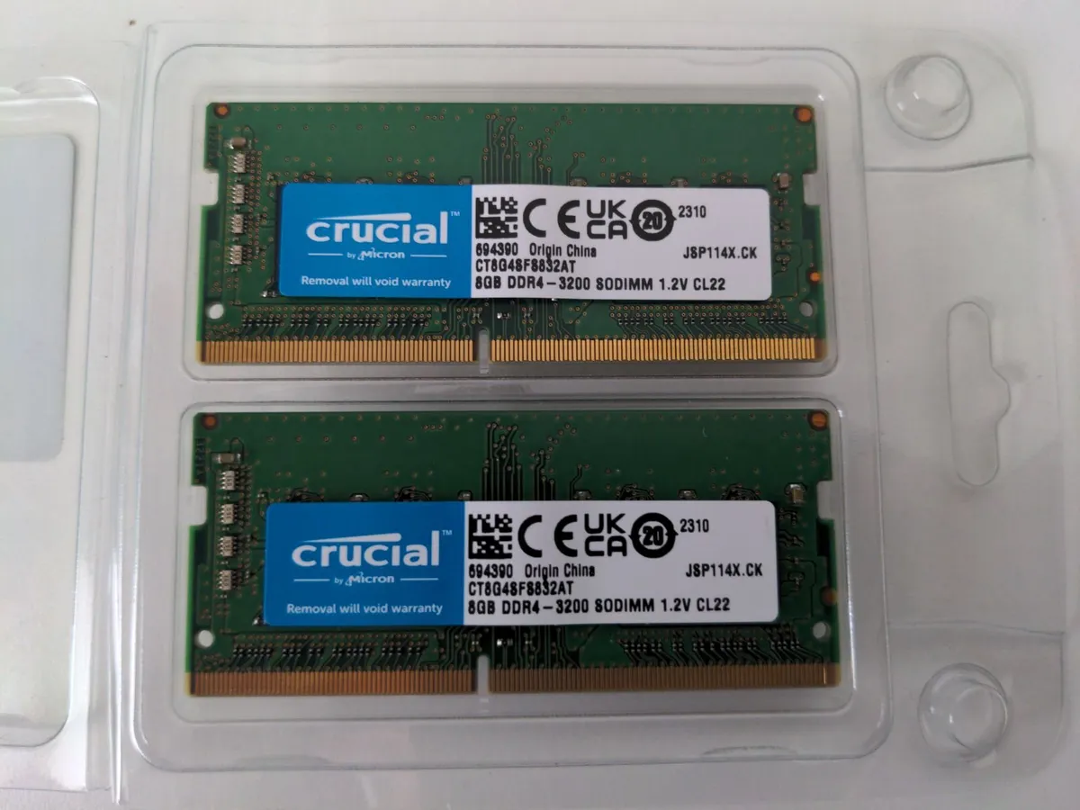 Crucial 16gb Kit (2x8gb) Ddr4-3200 Sodimm RAM - Image 2